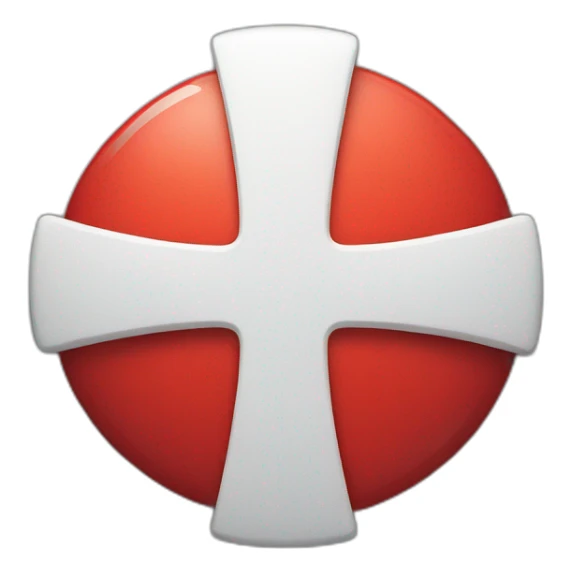 Red-cross-health sticker