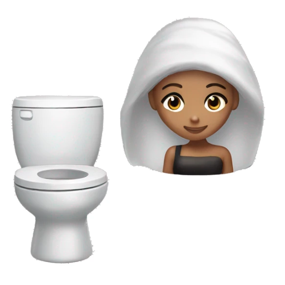 ariana grande and skibidi toilet sticker