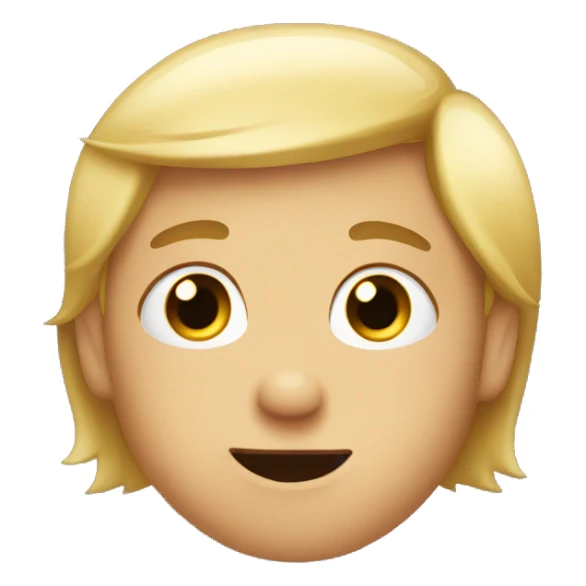 Looking up shy sticker