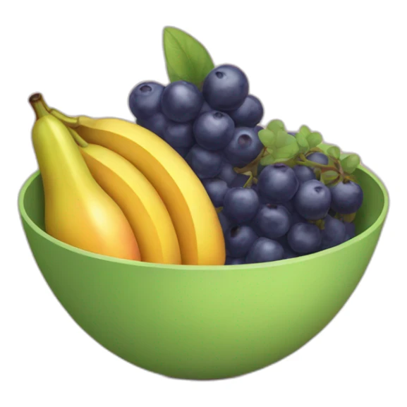 1 bowl of fruit sticker