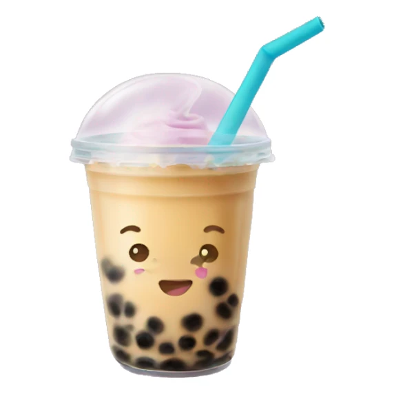 Bubble tea sticker