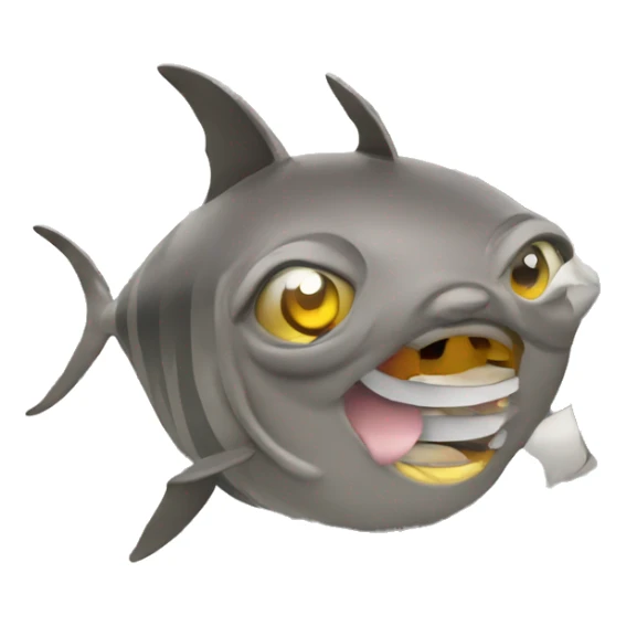 tuna writing on a keyboard sticker