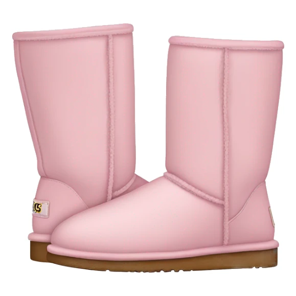 light pink uggs sticker