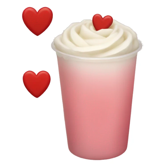 Rosemilk in a red heart emoj sticker
