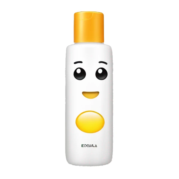 liquid facial exfoliating bottle with label sticker