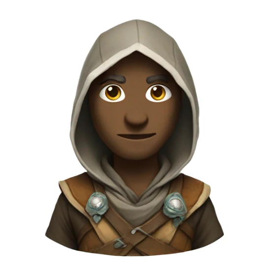 earthbender in assassin creed costume sticker