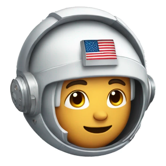 Astronaut guy with wacy hair sticker