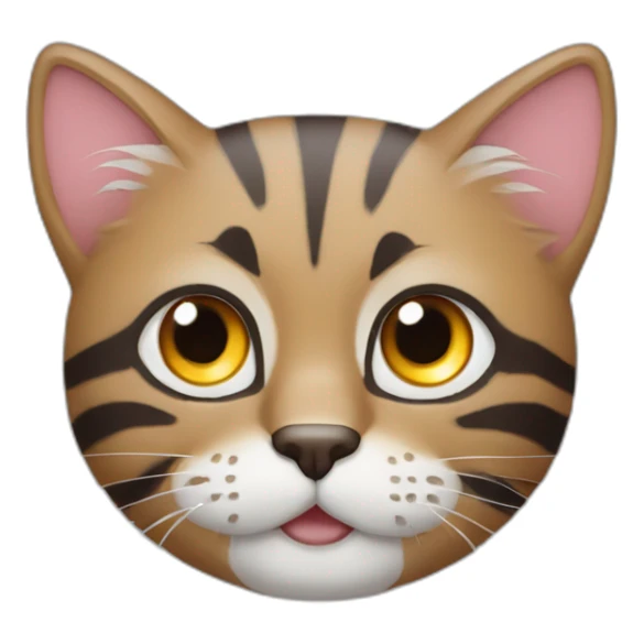 Gato riendo con lágrimas en sus ohos sticker