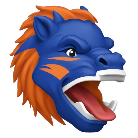 Boise state university bronco  sticker