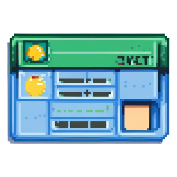 debit card emoji in light green color sticker