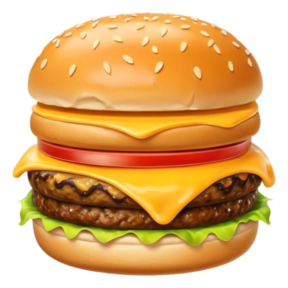 burger cheese sticker