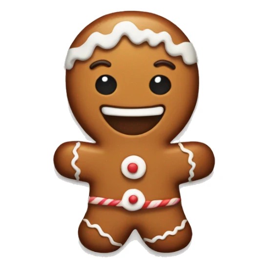 gingerbread sticker