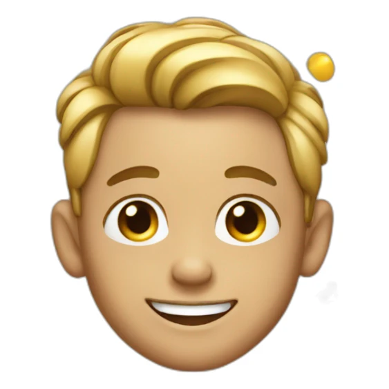 happy boys with earrings sticker