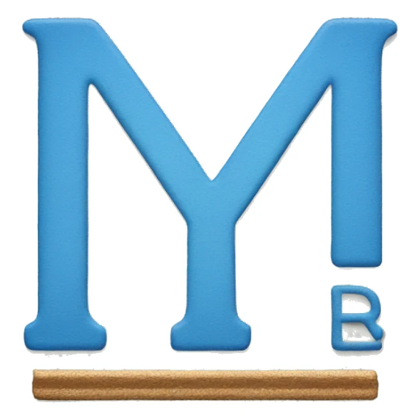 Volkswagenlogo stand over a Blue R Letter sticker