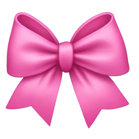 Pink bow sticker