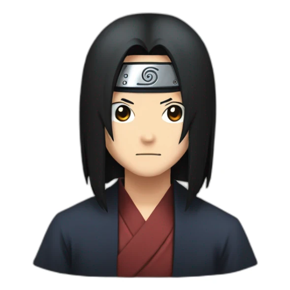 portait of itachi uchiha sticker