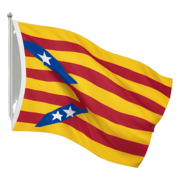 Flag of Catalonia sticker