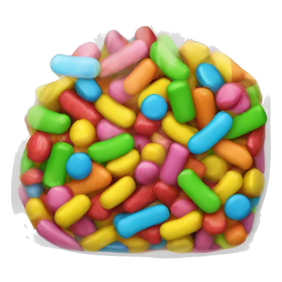 A bag of sour candies  sticker
