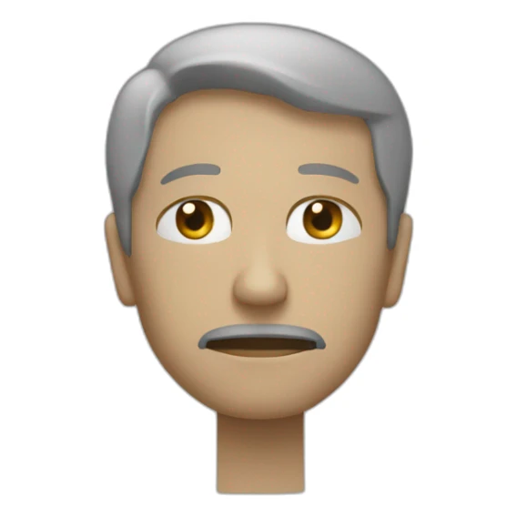 Homme qui pleure en pensant à la mort sticker