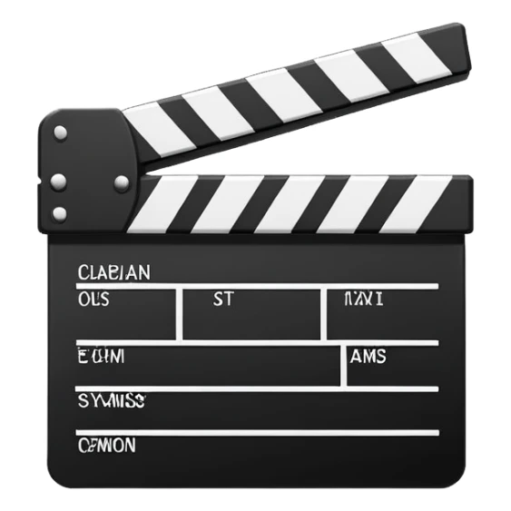 ultra minimalist clapperboard symbol, just a rectangle and a diagonal line, nothing more sticker