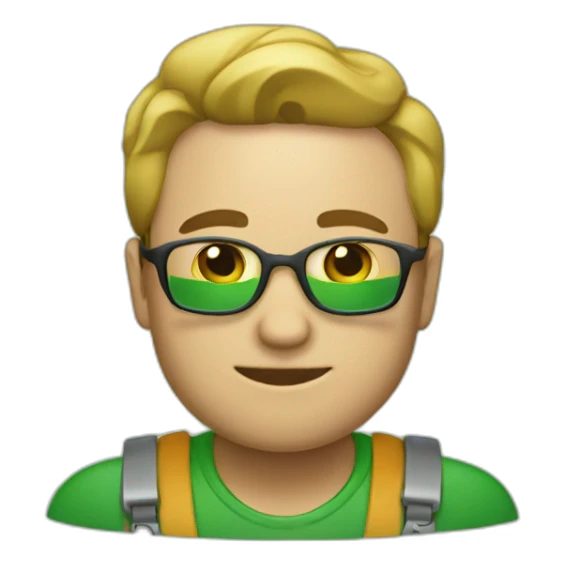 green piggybank trader sticker