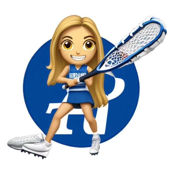 Hamilton college women’s lacrosse logo  sticker