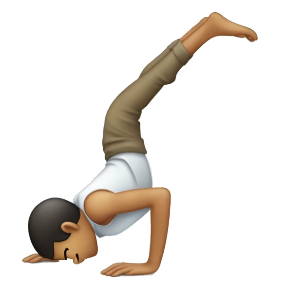 person crawling around fast on all fours sticker