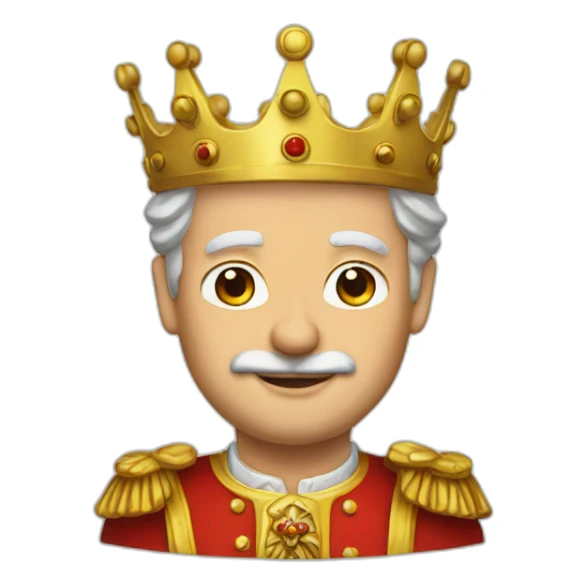King of Belgium sticker
