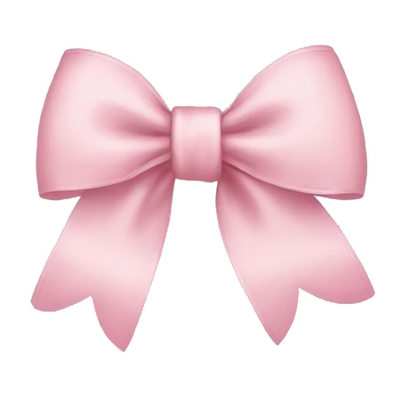 Light pink bows sticker