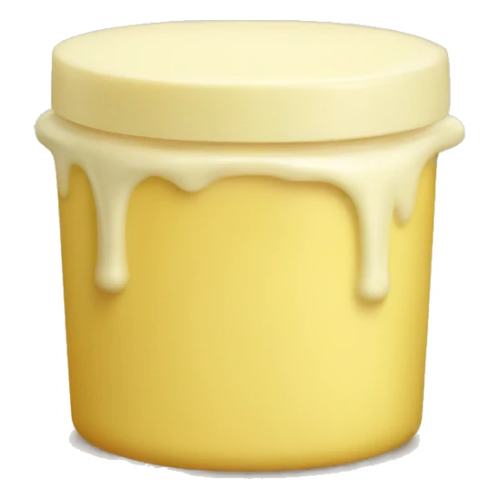 A tub of butter  sticker
