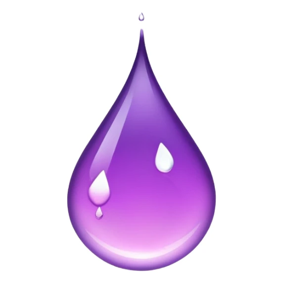 Water in a cup but the water is purple sticker