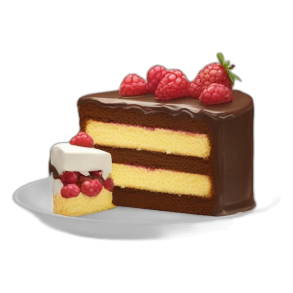 Une personne qui mange un gâteau pourrie  sticker