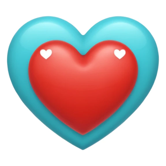 growing heart emoji (💗), but the same color as this heart emoji (🩵). sticker