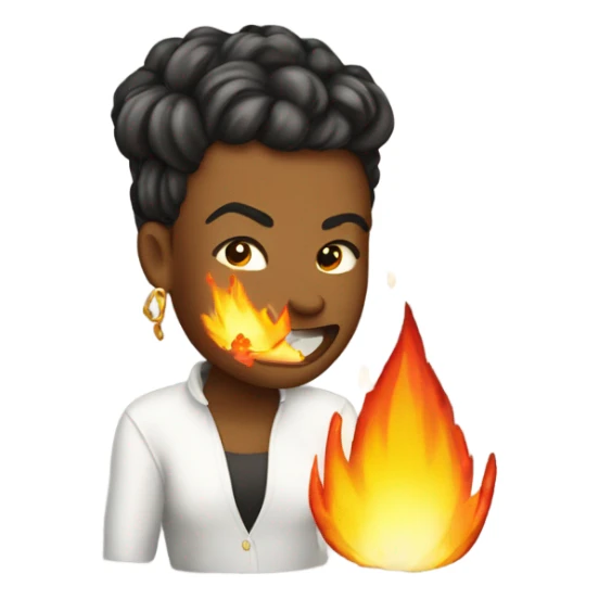 Adyana Basto riaing a hnicorn spitting fire  sticker