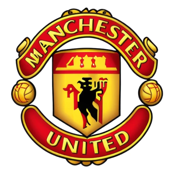 Manchester united logo emoji sticker