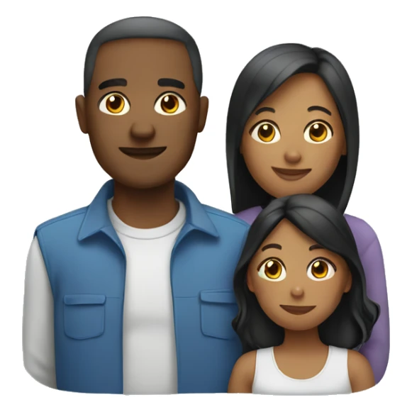 Family of four sticker