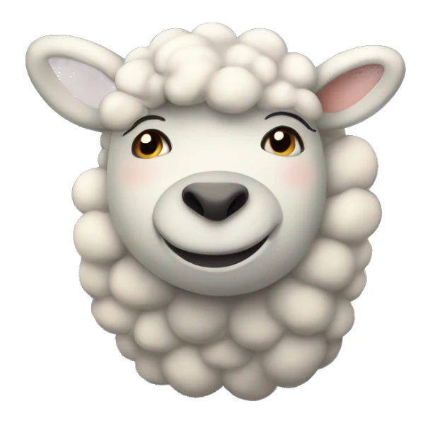 counting sheep in the sky over a sky full of stars sticker