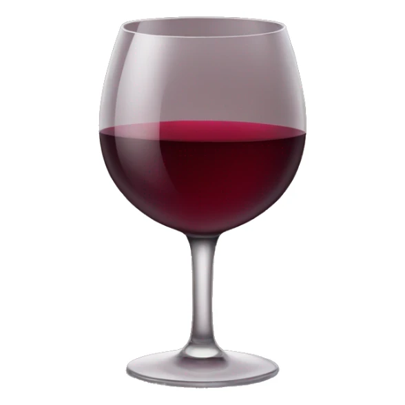Glass of red wine  sticker