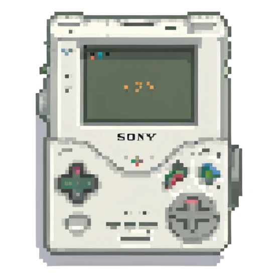 белый плеер Sony, no background sticker