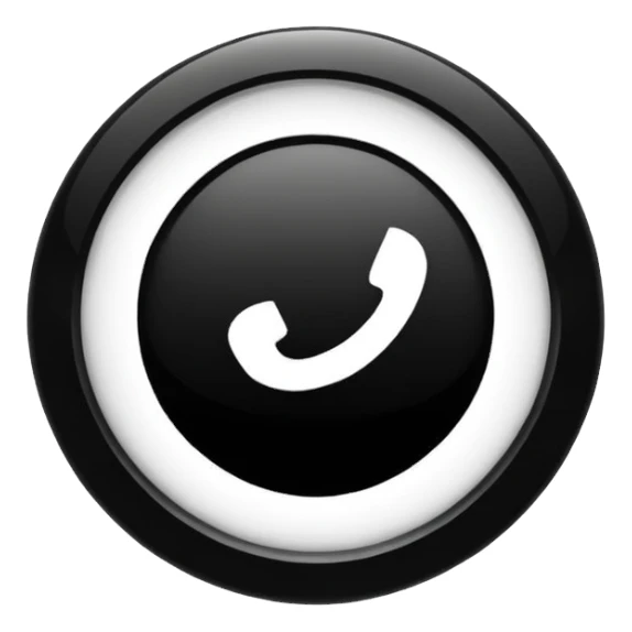 A verification badge  Al black and the center white sticker