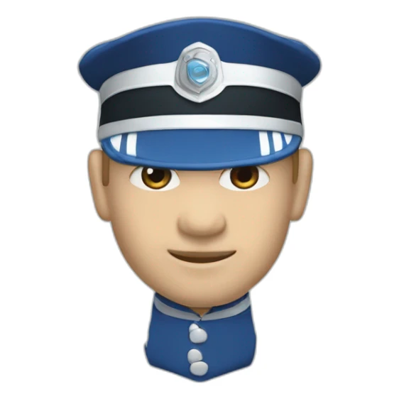 Blauer Kreis mit weißen Haken sticker