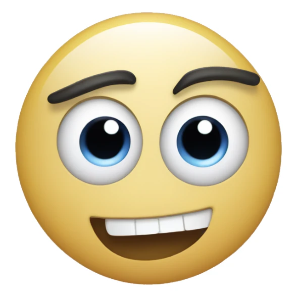 Rolling eyes with tongue sticking out sticker