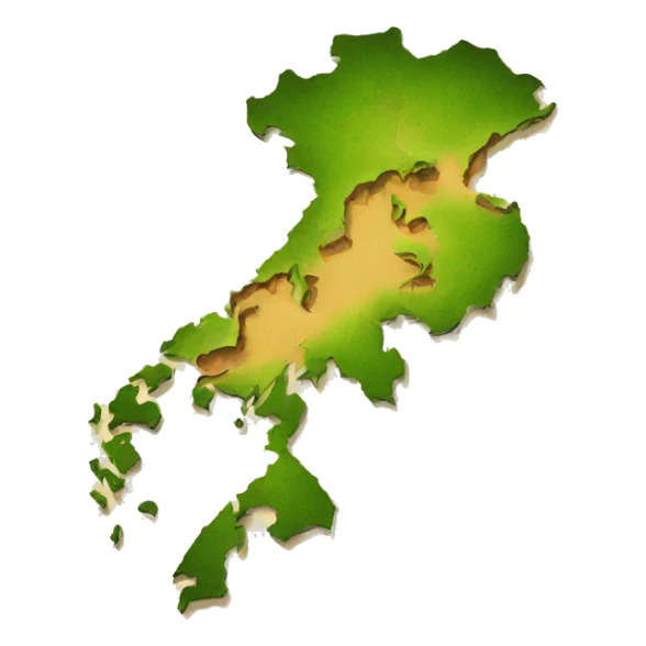 map paper of vietnam sticker