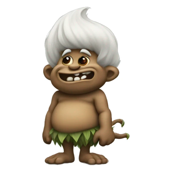 Troll farting  sticker