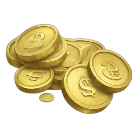 Money and coins sticker