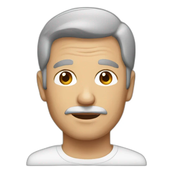  older men with brunette hair sticker