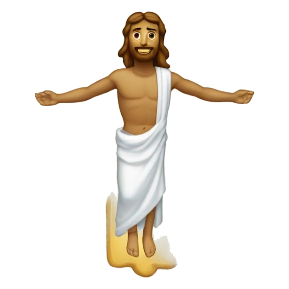 Une croix dorée et lumineuse comme jésus  sticker