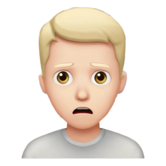 a FRONT PERSON FEELING FEAR, with the audience BEHIND HIM sticker