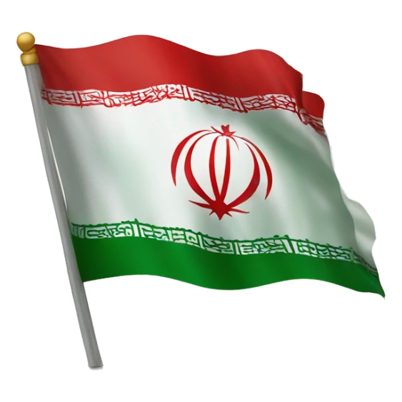 The flag of Iran is the Lion and the Sun sticker