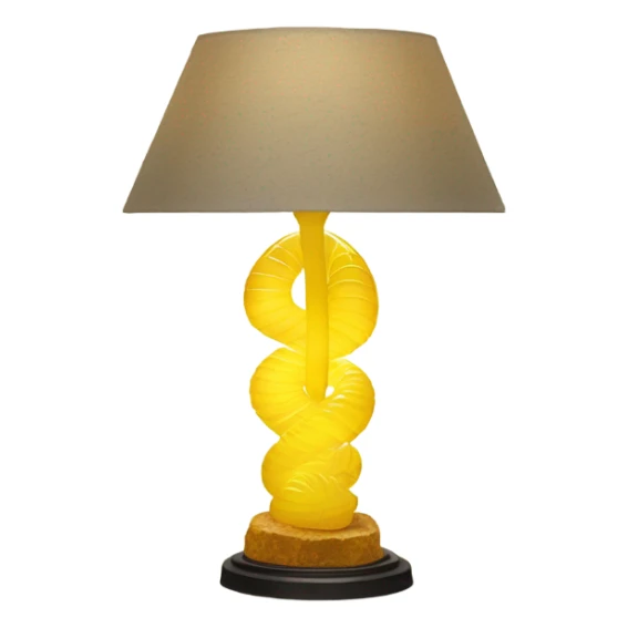 "cobra yellow light" in lamp glass support stone sticker